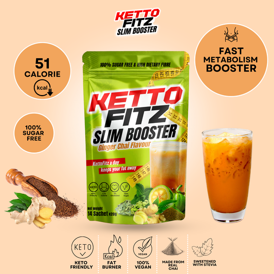 KettoFitz Slim Booster - Ginger Chai Flavour